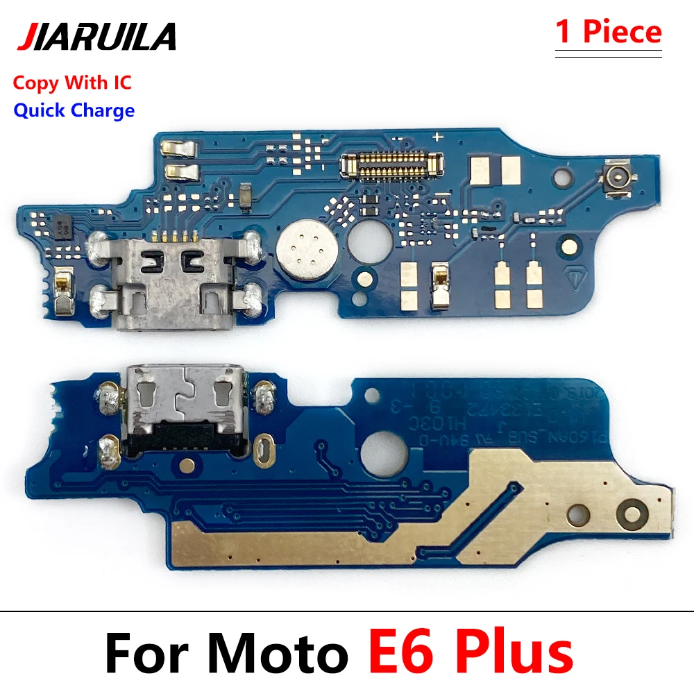 20Pcs，USB Charge Dock Socket Jack Connector Flex Cable For Moto E40 E20 E6 Plus E7 Power / One Fusion Charging Board Module