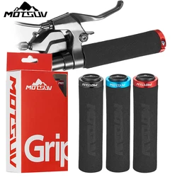 MOTSUV Bicycle Grips Antislip Soft Sponge Shockproof Handle Bar Grip Shock Absorption MTB Grip Cycling Parts Bicycle Accessories