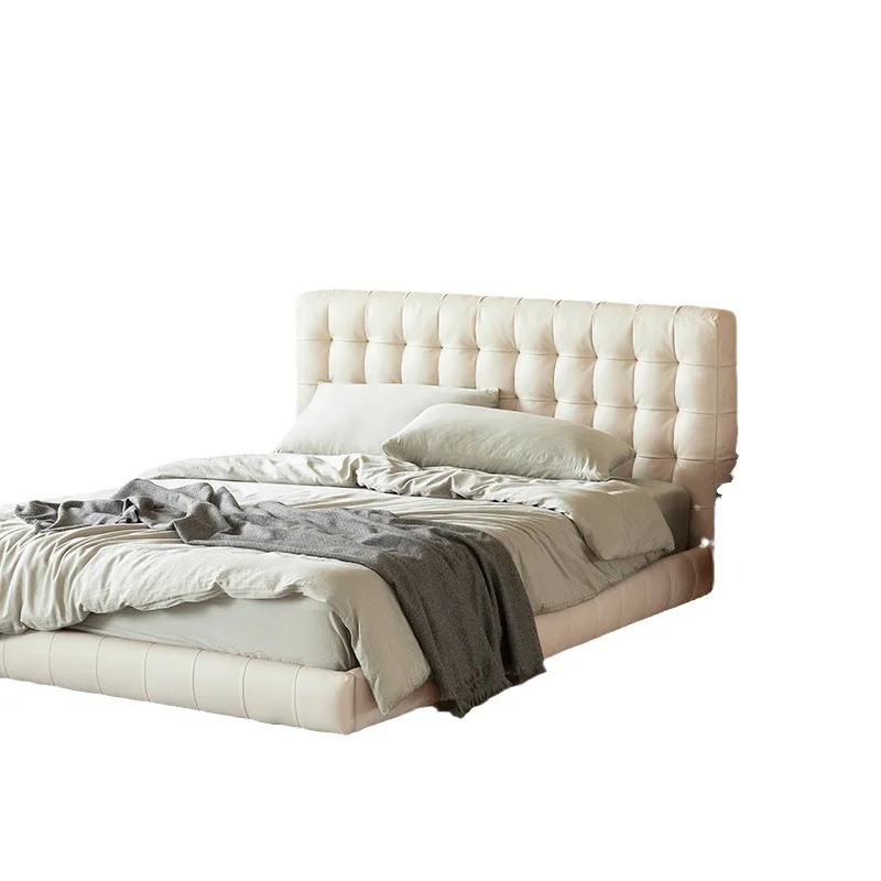 

Suspension Bed Solid Wood Beech Skeleton Cream Style Puff Bed