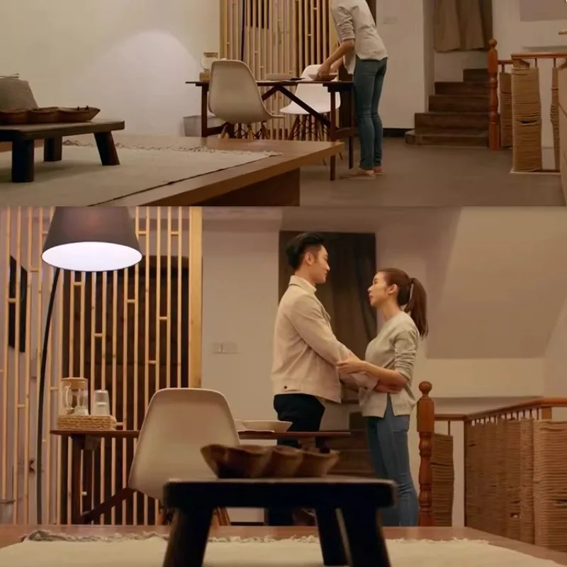Solid Wood Low Table, Zen Small Square Floor Table for Balcony,Compact Short Leg Coffee Side Table,Minimalist Bedside Nightstand