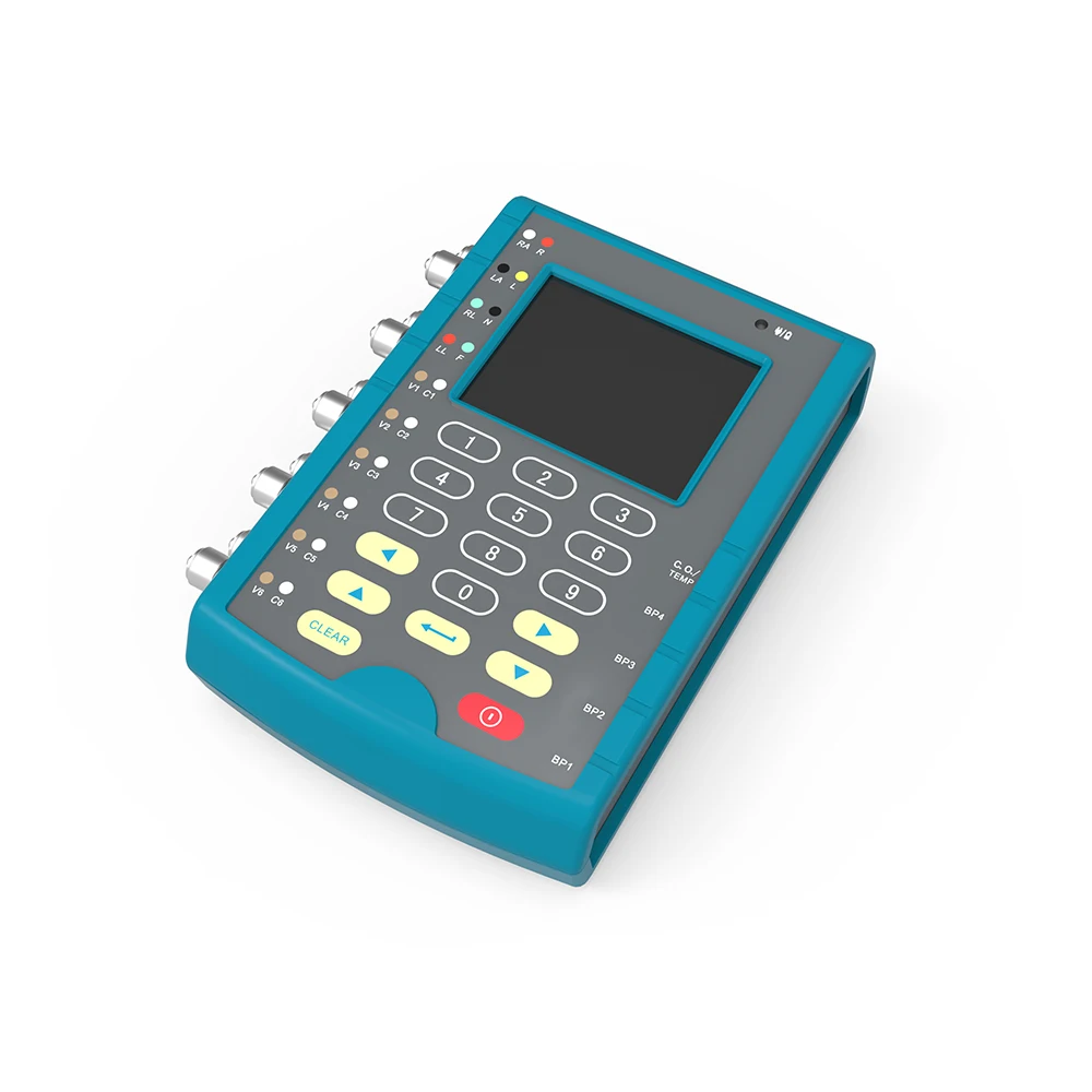 RTS CONTEC Portable Touch  Multiparameter Simulator ECG RESP TEM IBP (optional) Simulate Monitor MS400