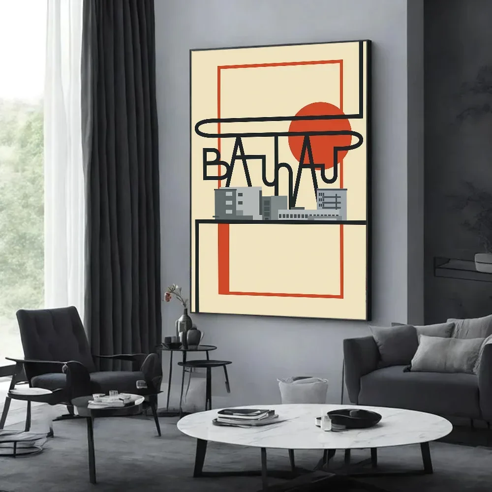 Bauhaus Modern Simplicity Poster Classic Vintage Posters Vintage Room Home Bar Cafe Decor Nordic Home Decor