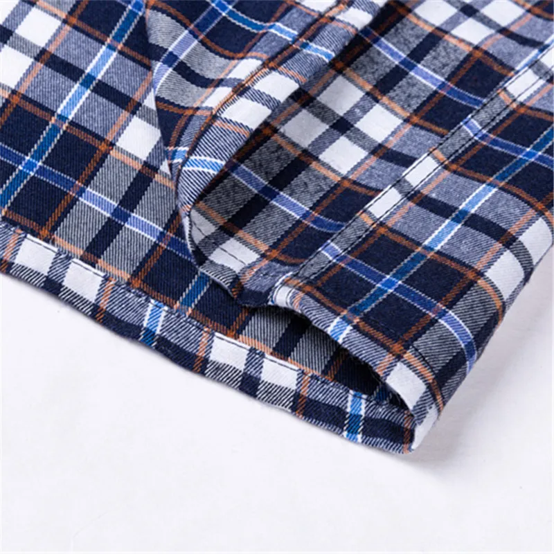 2025 New Men\'s Plaid Shirts Long Sleeve Checked Shirt Formal Fashion Thin Soft Classic Basic Casual Male Clothing 3XL 4XL