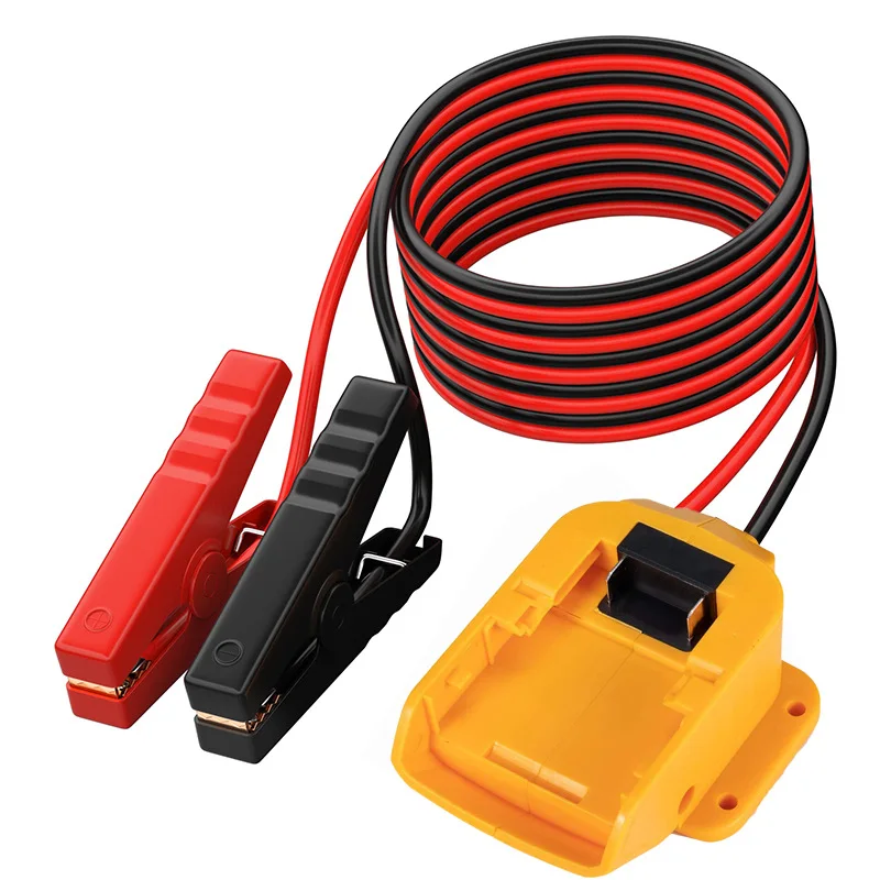 

Car Jump Starters Emergency Assistance Starter Adapter for DeWalt 18V/20V Lithium Ion Battery Powered Car Jump Booster