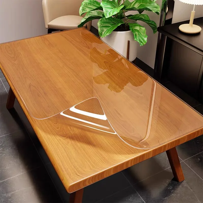 Transparent Solid Wood Furniture Protective Film Oil Repellent Paste Does Not Leave Glue For Kitchen Table Nightstand