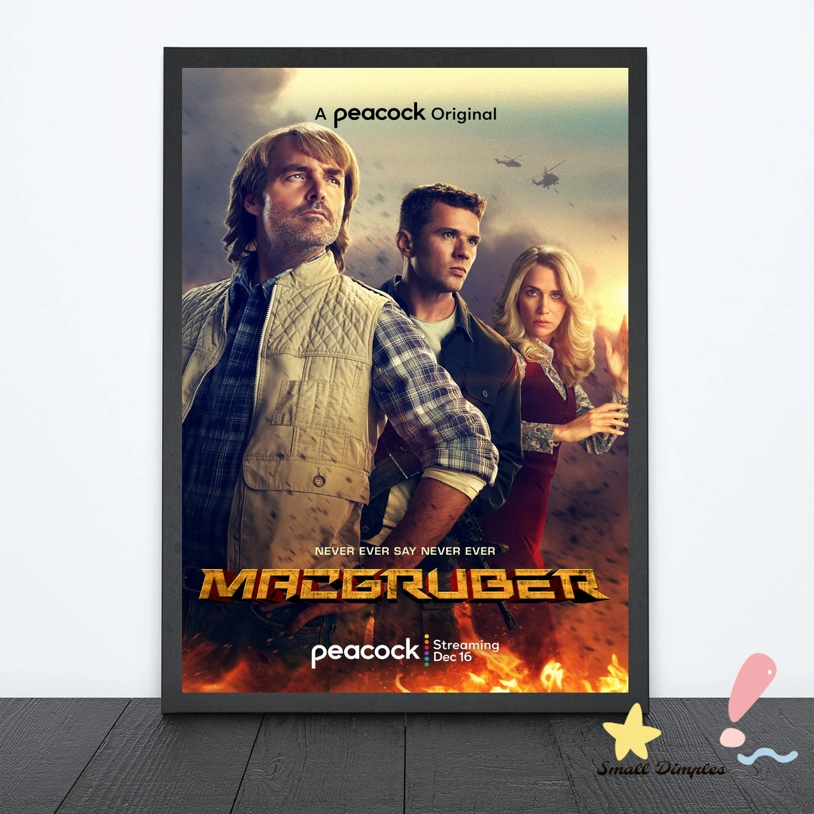 

Классический кинопостер MacGruber, холст, Художественная печать, украшение для дома, настенная живопись (без рамки)