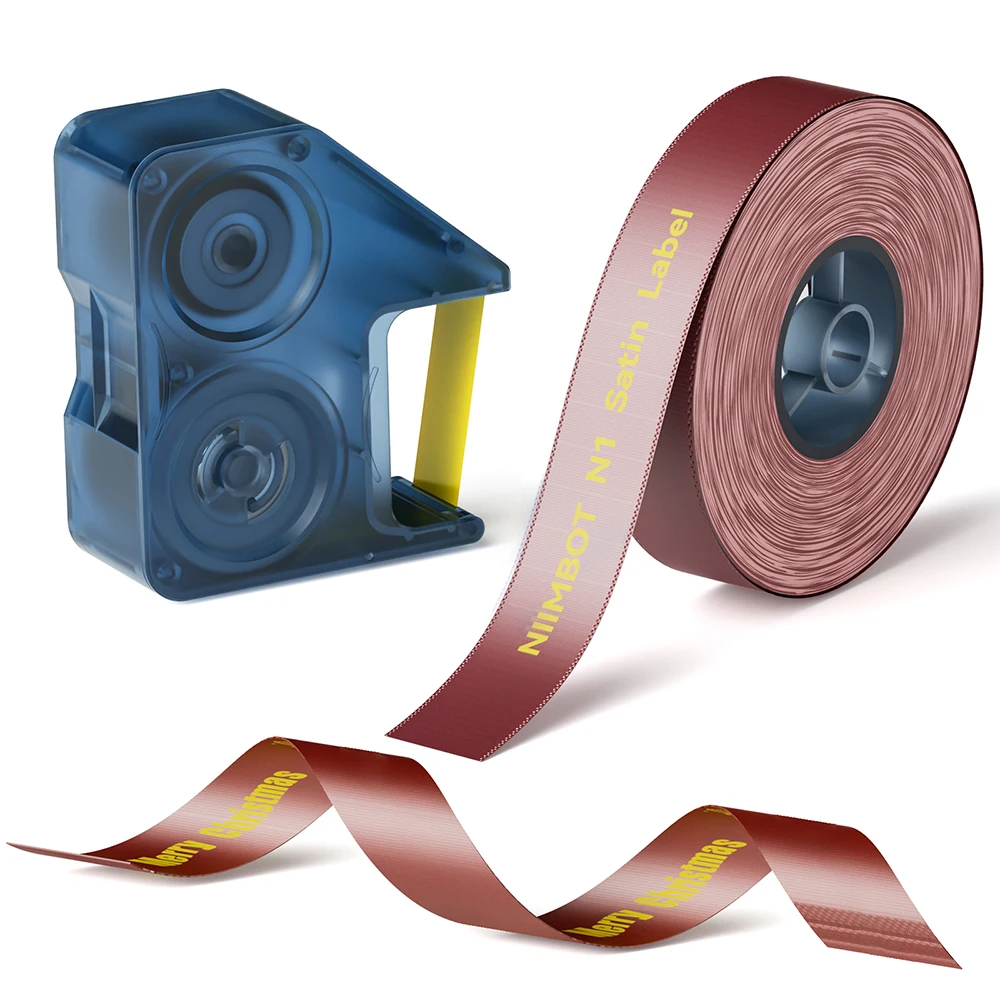 1-rol kleurenlint voor Niimbot N1 thermische overdracht labelprinter schakelaar naamplaatje zelfklevend stickerpapier voor thuiskantoor