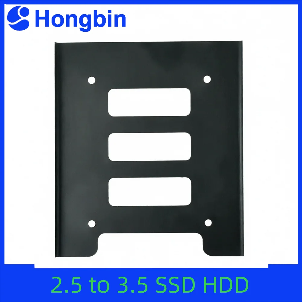 2.5 to 3.5 Inch Hard Drive Adapter Mounting Bracket SSD HDD Holder for Storage Expansion