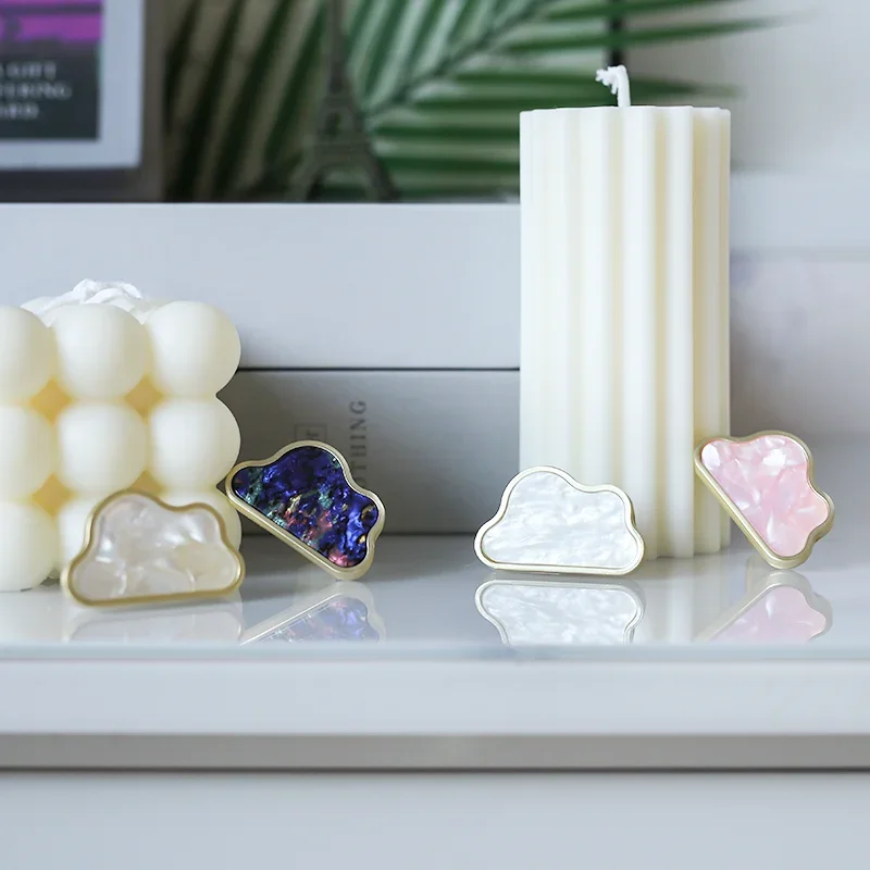 مقبض كابينة درج الباب الأثاث مقبض المطبخ نجمة سحابة شكل شل مقابض درج خزانة الأثاث مقابض المطبخ #5