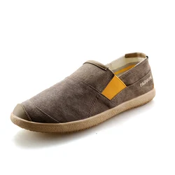 Espadrilles décontractées en toile pour hommes, tissage à la main, chaussures de pêche Suffolk, mode décontractée, plates, chaussures de conduite, grande taille, été