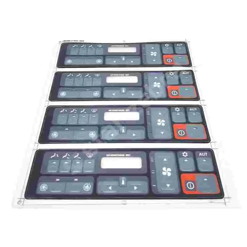 Excavator parts E312B E320B Excavator AC Panel Button Sticker