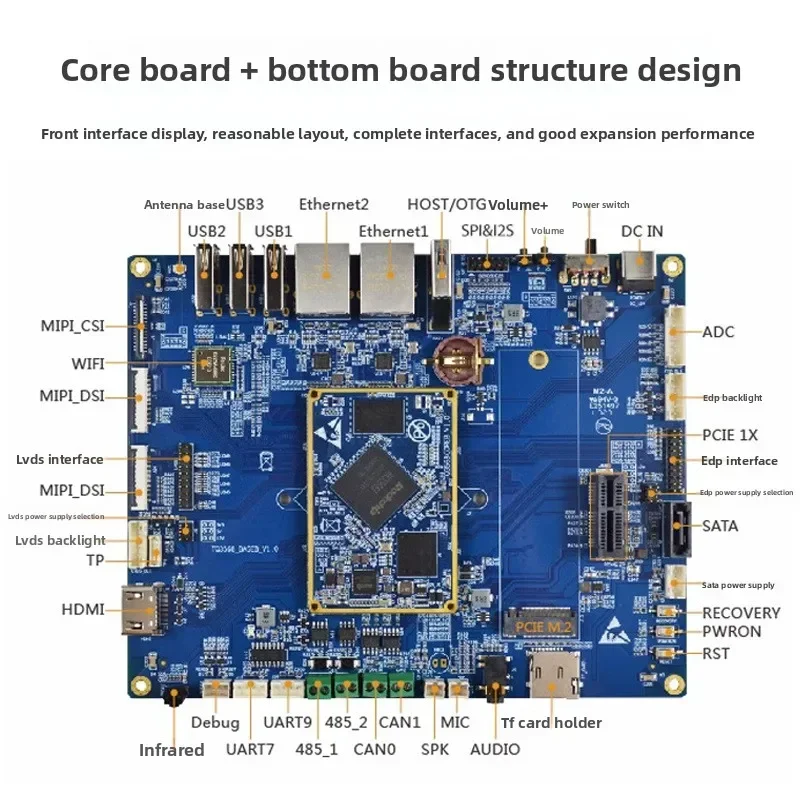 Development board Core board Medical industrial control edge gateway rk3568 main  Android linux development