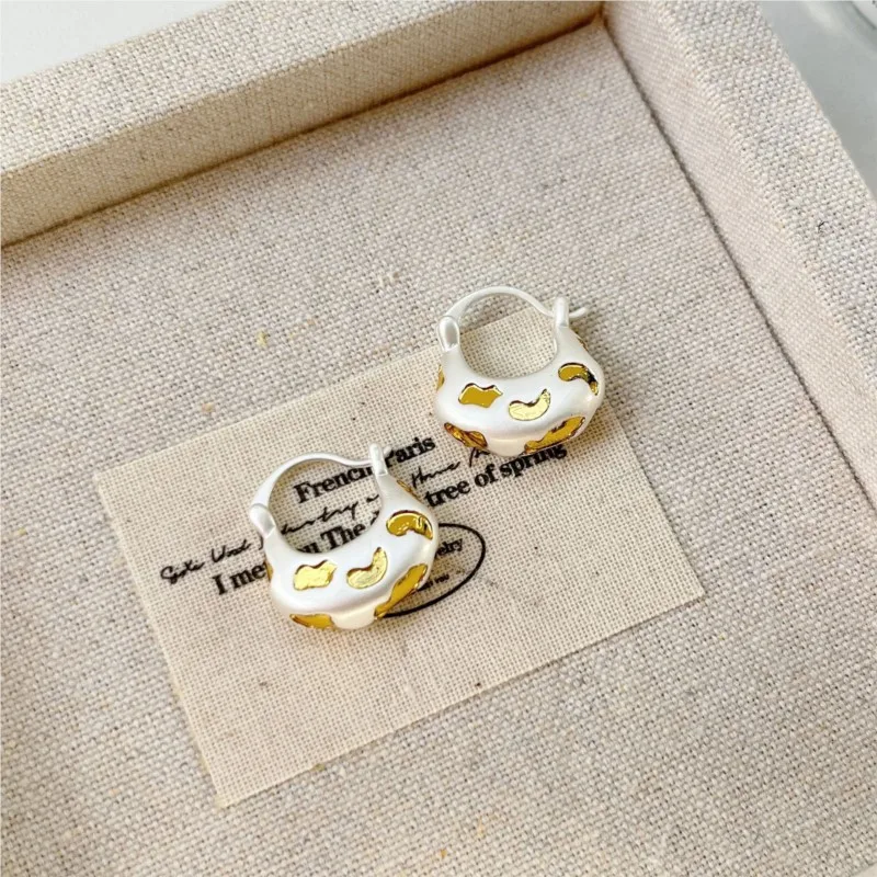 

Женские серьги Sam Panda из стерлингового серебра 925 пробы с лавой, свежие, минималистичные, изысканные, элегантные, милые ювелирные изделия, подарок, дропшиппинг