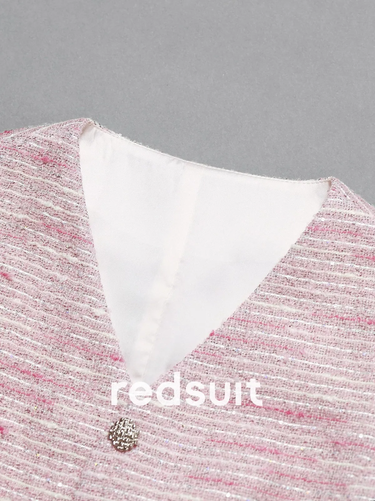 New Exquisite floral gauze powder lightweight floral vest fashionable V-neck top Custom size
