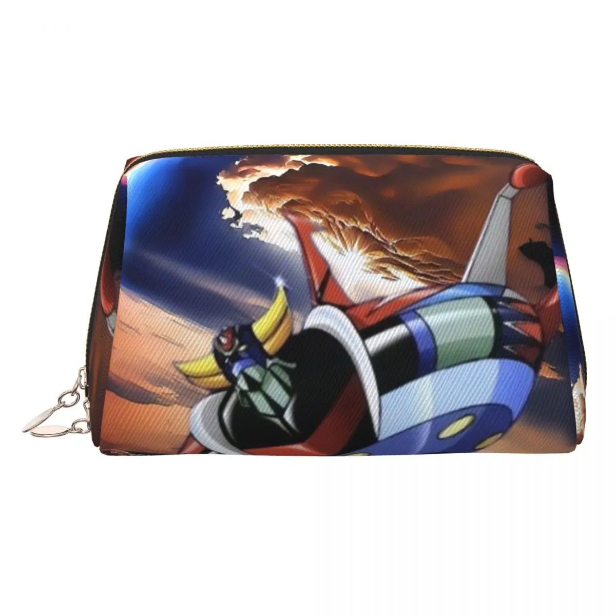 Goldrake Goldorak Anime Mazinger Z UFO Robot Grendizer Women Cosmetic Bags Travel Makeup Organizer Pouch Toiletry Storage