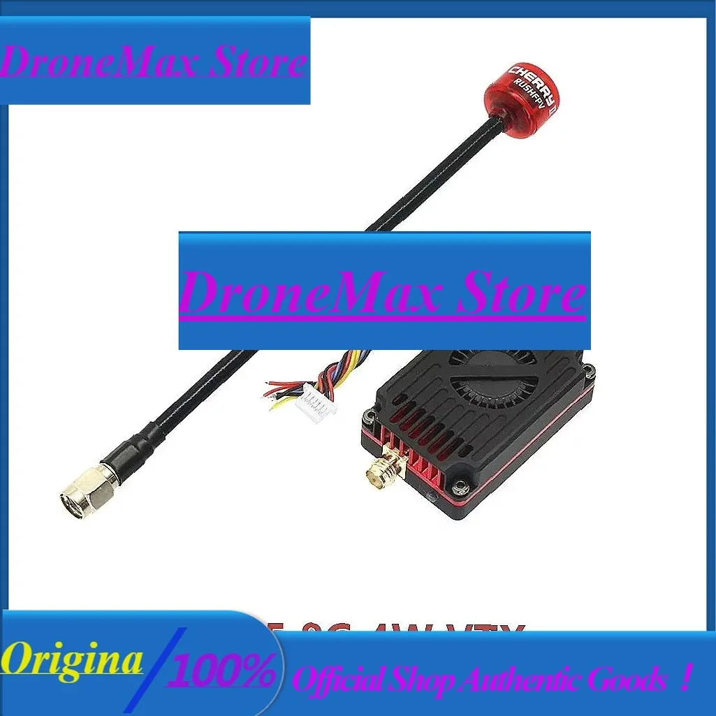 DroMaRUSHFPV 5.8G 4W 48CH VTX With Tramp/IRC Control, 25-4000mW Adjustable Power