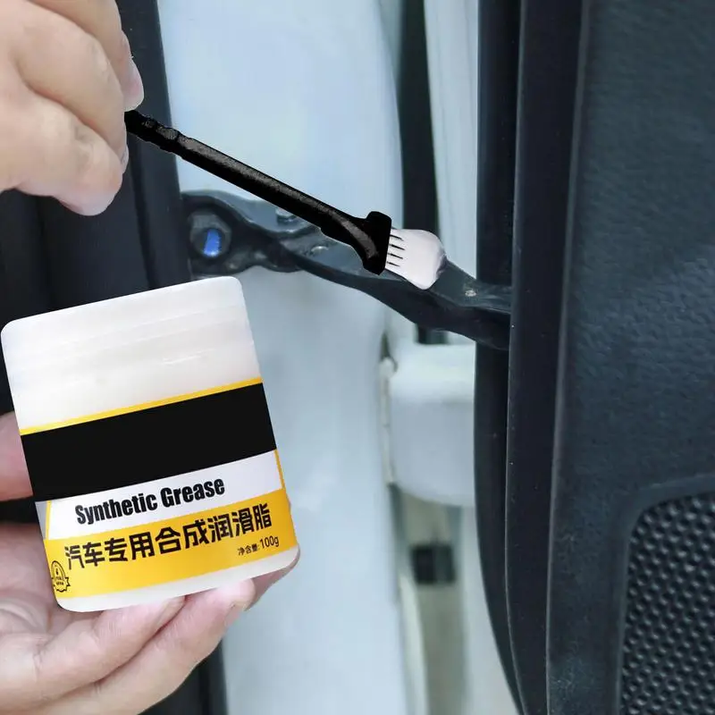 100g Car Lubricant Grease Car Detailing White Grease Automotive Lube Long-Lasting High Temperature Grease All Purpose Car Grease