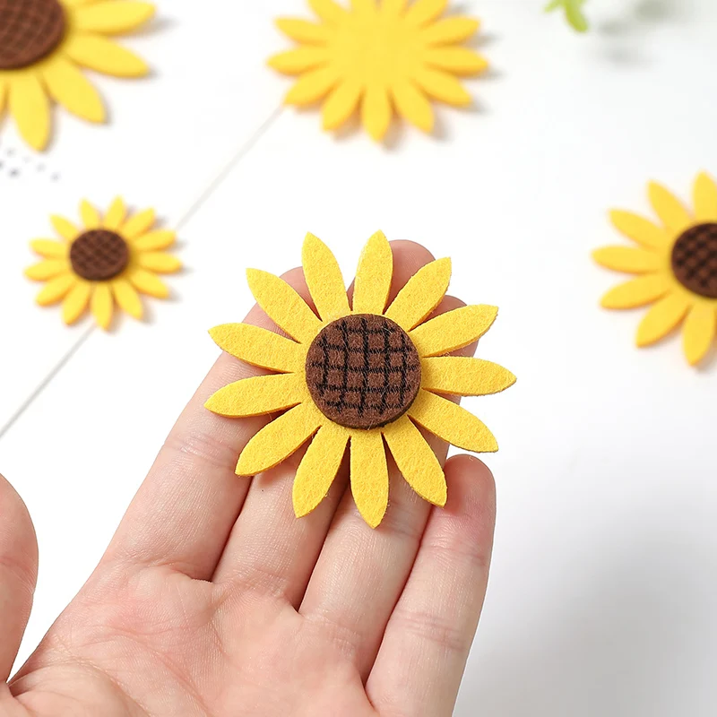 10Pcs Silk Sunflower Künstliche Blumen Kopf Für Hochzeit Party Dekoration DIY Weihnachten Kranz Scrapbooking Daisy Blumen