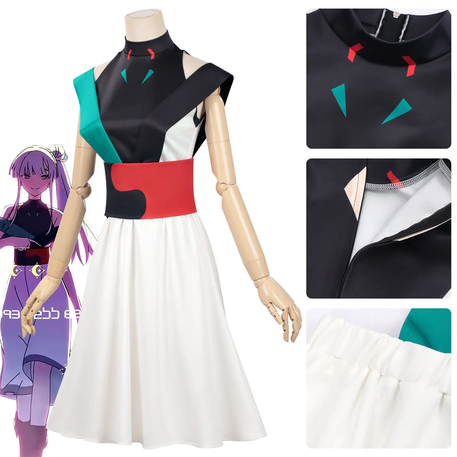 

Cosmic Princess Kaguya Tsukuyomi Cosplay Costumes Anime Character Halloween Costume Performance Clothing for Women