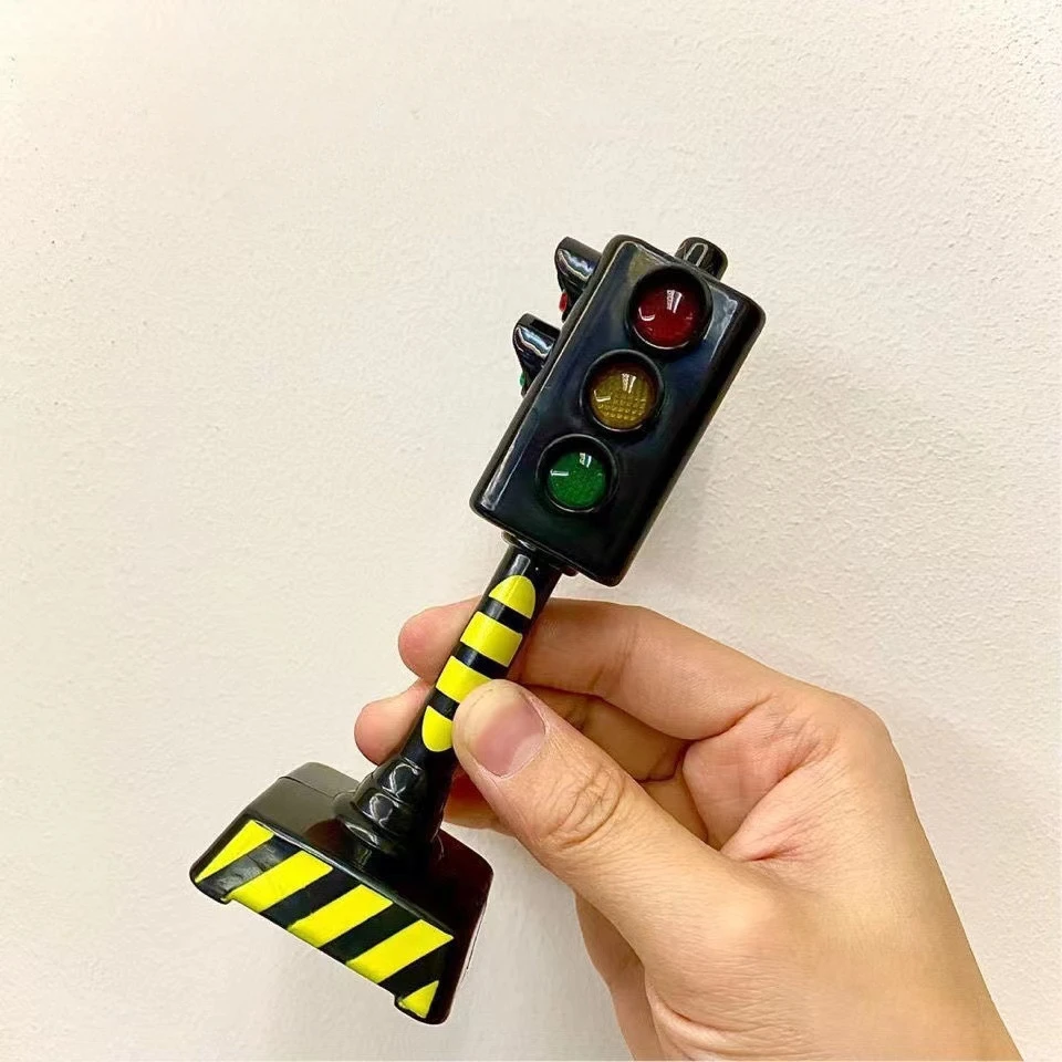 

Children's sound and light traffic light model toys sound and light up early childhood education traffic signal model logo