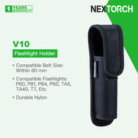 Nextorch V10 Nylon Flashlight Holder, Fits for P80, P81, P84, P60, TA5, TA40, T7, Etc. Compatible Belt Size:Within 80 mm