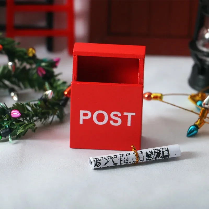 عناصر بيت الدمى المصغرة حزمة صغيرة من مجلة الصحف BDJ دمى اكسسوارات المنزل صندوق بريد التصوير الدعائم ألعاب الفتيات