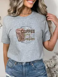 Café amor tendência vida 90s manga curta roupas de verão impressão gráfico camiseta senhora moda feminina camiseta feminina