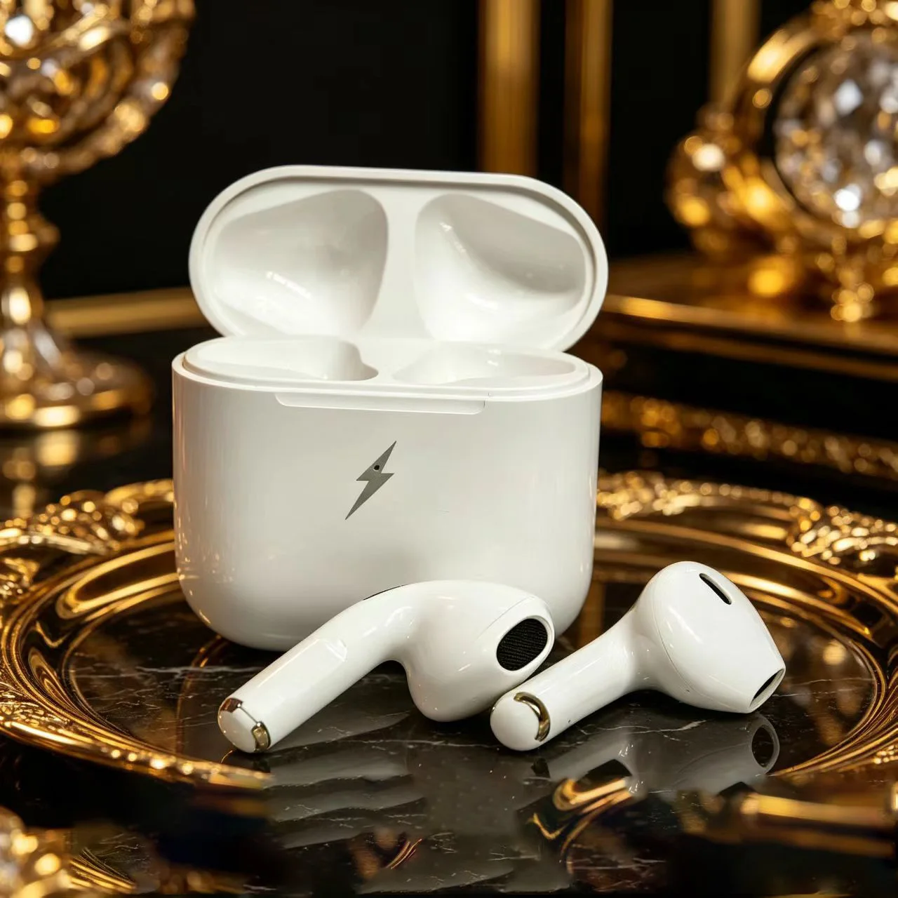 True Wireless Semi-in-Ear Bluetooth Earbuds 13mm HiFi Stereo Headset Low Latency Gaming Headphone Touch Control HD Call 3-4H