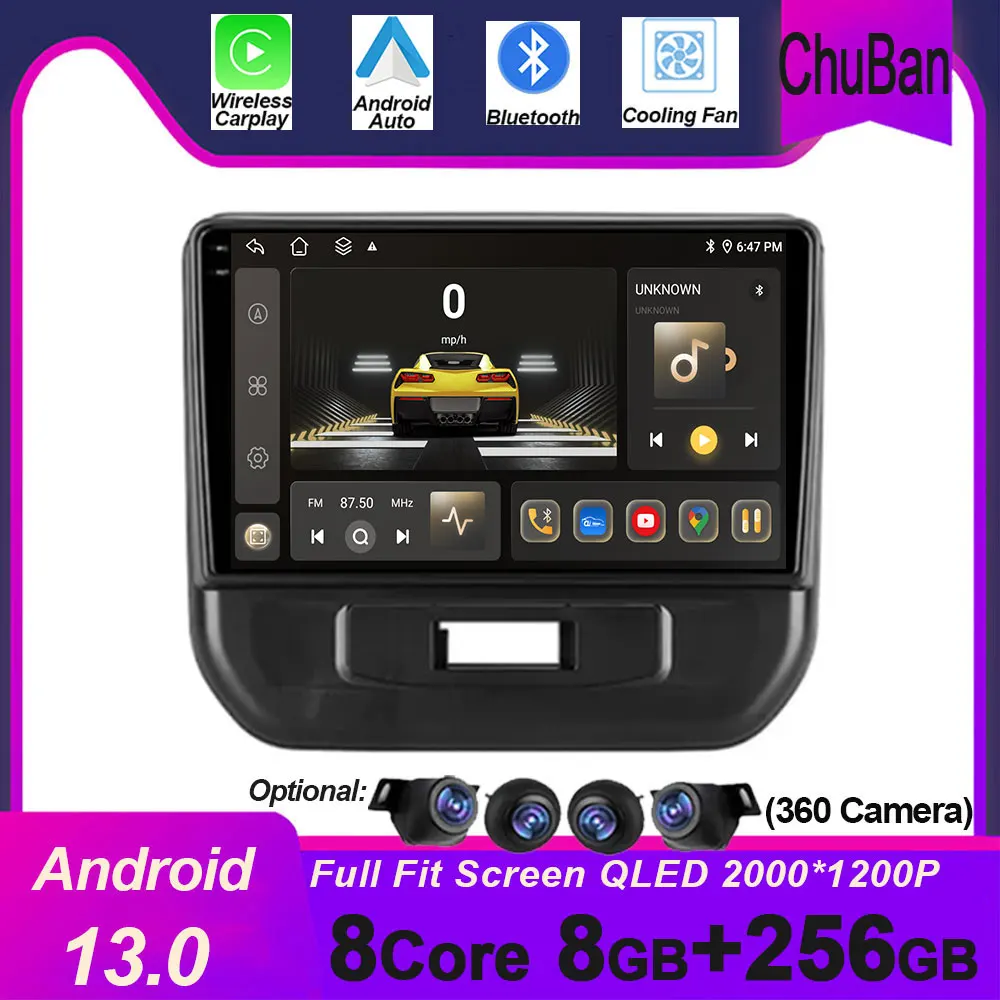 

Carplay Auto 9 ''Android 14 For Suzuki Celerio 2014 - 2023 Car Radio Multimedia Video Player Navigation Stereo GPS DSP Auto