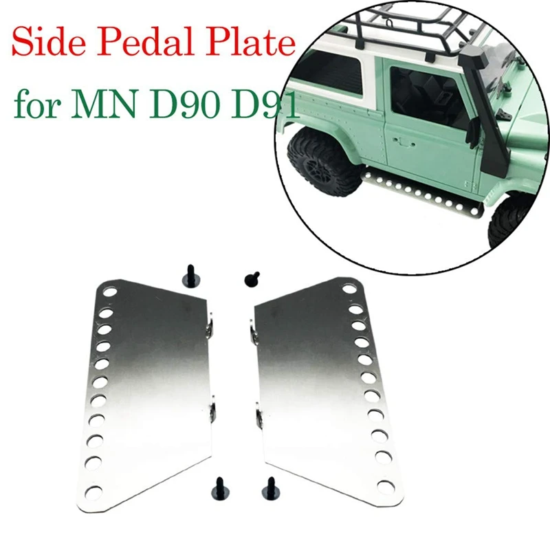 For MN Model 1:12 D90 D91 RC Car Spare Parts Metal Pedal