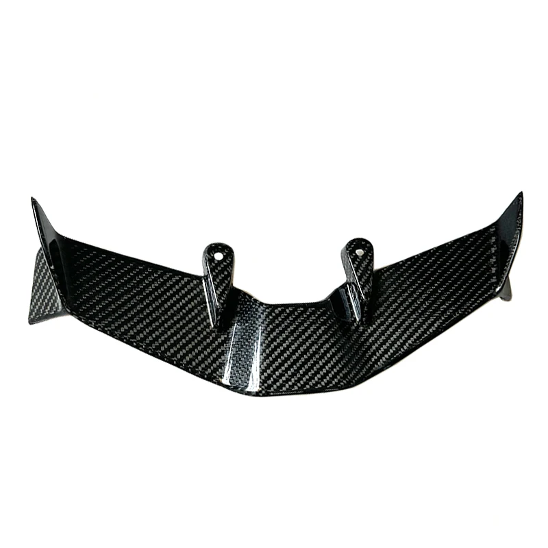 Carbon Fiber Motorcycle Exposed Front Spoiler Winglet Aerodynamic GP Wing Kit Spoiler New Suitable for Triumph Street Triple 765 6