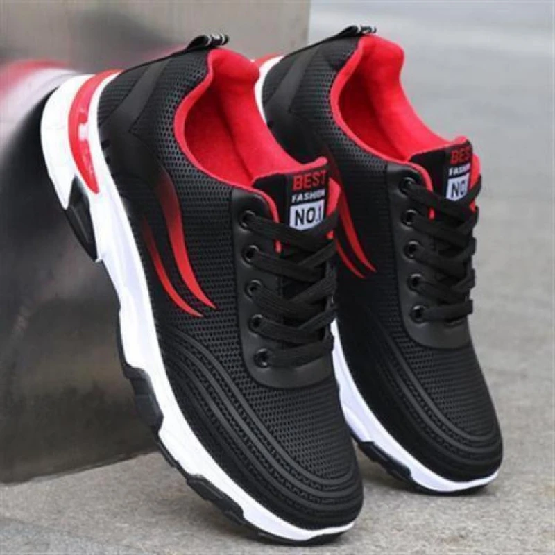 Sneakers Men Light Running Shoes Walking Trainers Breathable Mesh Air Tennis Shoes Outdoor Casual Lace Up Men Sports Shoes