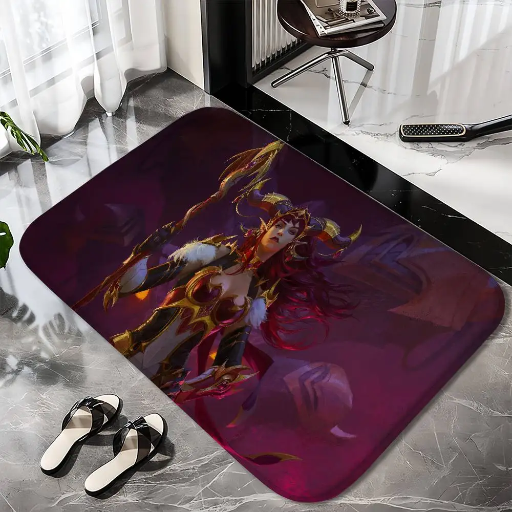 

World Of W-Warcrafts Games Floor Mat Printed Large Carpets Room And Bedroom Carpets Bathroom Anti Slip Door MATS Small Carpets