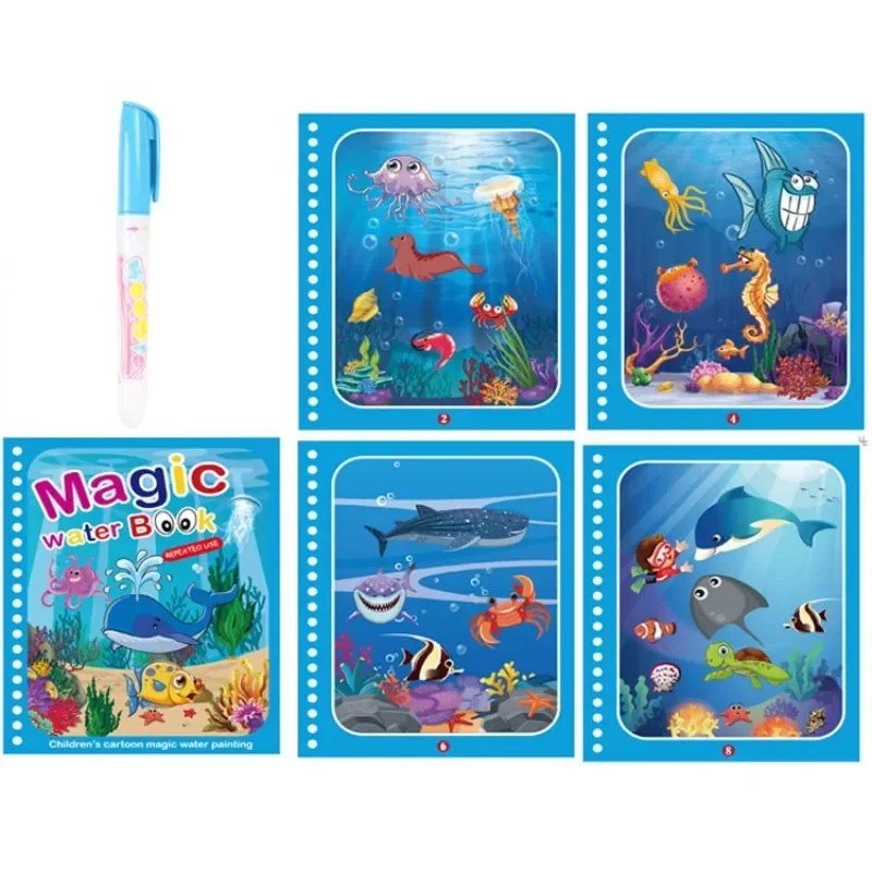 Magic Water Coloring Book 3
