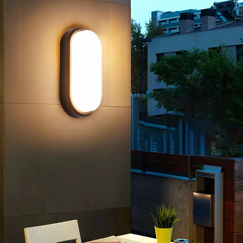 20W LED Wall Lamp IP65 Waterproof LED Bulkhead Light Surface Mount Outdoor Wall Ceiling Lamp Garden Corridor Porch Bathroom