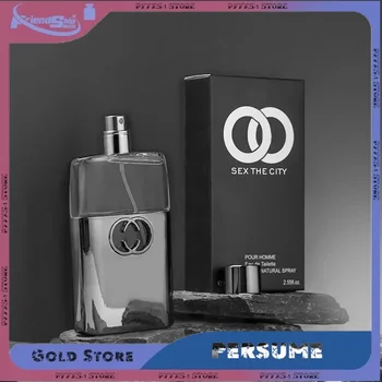 Guilty 75ml Profumo da uomo Eau De Parfum Homme Spray - Nebbia per il corpo maschile Colonia Profumo fresco Note legnose Fragranza a lunga durata