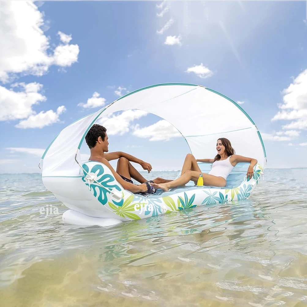 

Sun Bed Beach Inflatable Pool Floats Pool Lounger Raft Floats for Adults Tanning Pool Hybrid Lounge