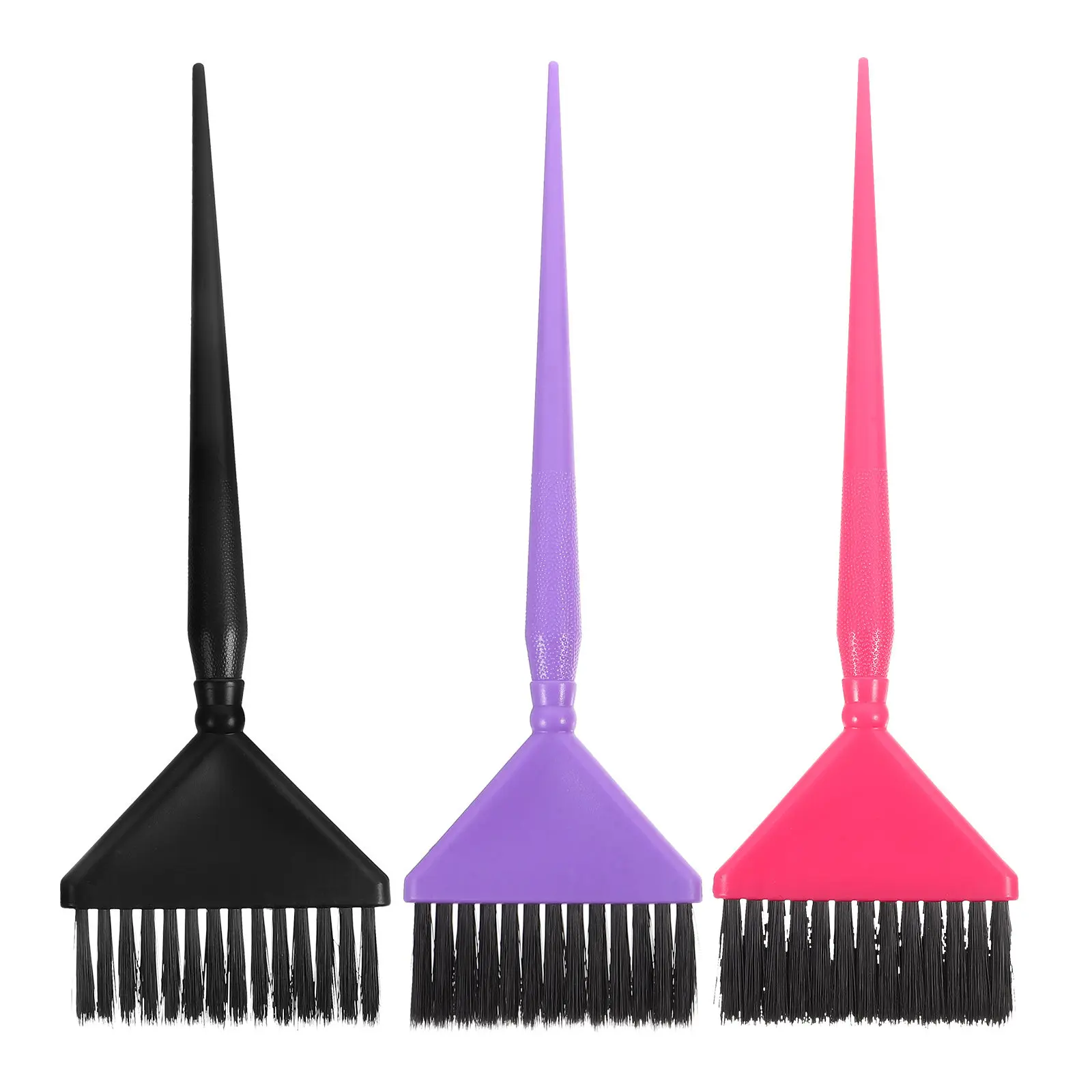 3Pcs Hair Dye Brush Set Pc Material Reusable Washable Salon Hair Dye Tool for Coloring Tinting Bleaching Professional Home Use