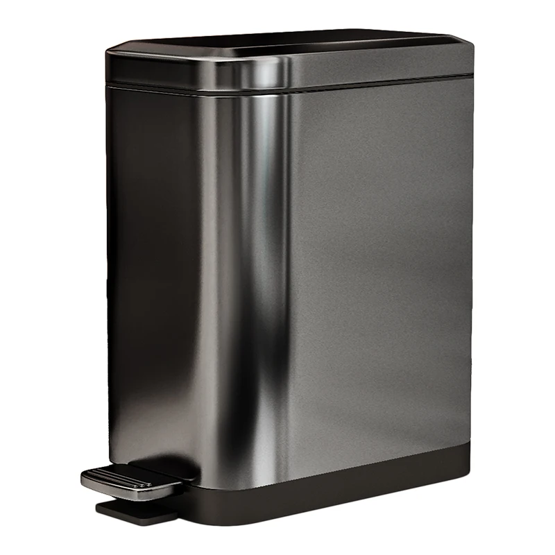 

Ножной мусорный бак для домашней кухни, ножная педаль из нержавеющей стали для ванной комнаты с крышкой, корзина для ванной комнаты, корзина для фруктов в гостиной