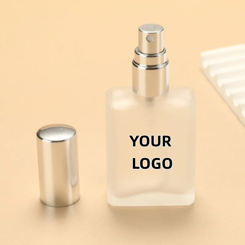 【شعار مخصص】 100 قطعة مخصصة 15 مللي زجاجة من الزجاج البلوري غطاء رذاذ مستحضرات التجميل العناية بالبشرة حاوية تغليف المنتجات