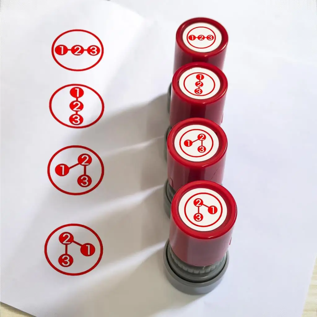 Digital Seal Basics and Arrangement Examples 1 to 4 Korean Flower Card Go-Stop