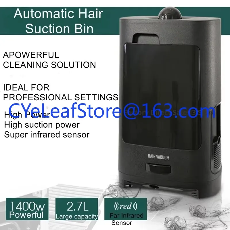 trash can hair salon special high-power infrared sensor intelligent suction broken hair tools