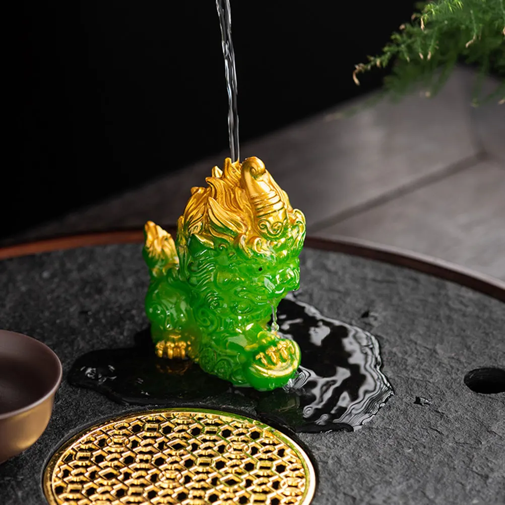 

Tea Pet Decor Ornament Dragon Figurines Kylin Ornaments Sculpture Play
