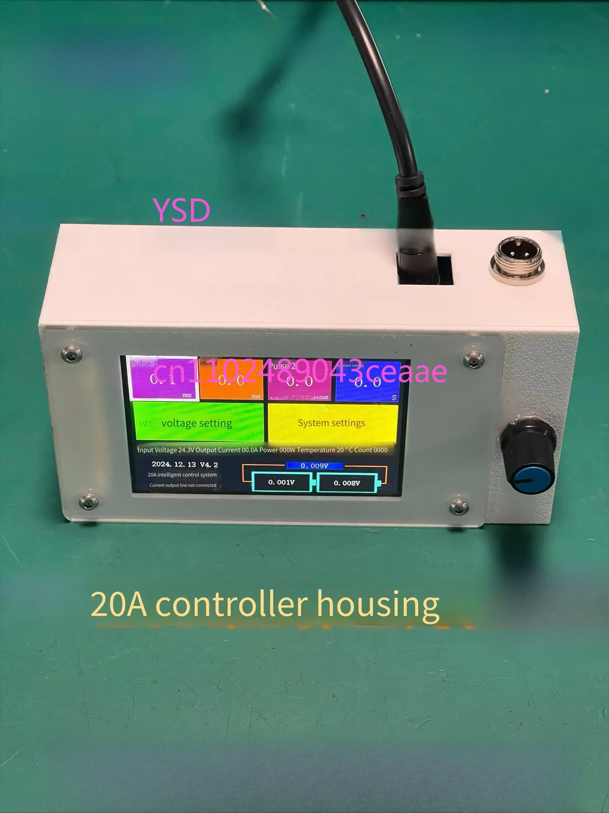 Energy Storage Type Spot Welding Machine Controller 20A Version DIY Spot Welding Machine Control Board Dual-pulse Intelligent Co