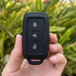 Rubber Key Protective Skin Set Case Cover For Chery Jetour X70 X90 X95 Plus 2020 2021 2022 Remote Holder Keychain Accessories