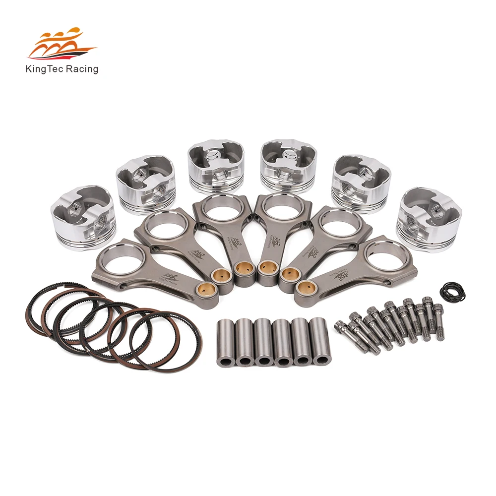 

M54B30 M54 Forged Pistons Conrod Set For BMW 2000-2004 E39 530i High Performance Auto Spare Parts