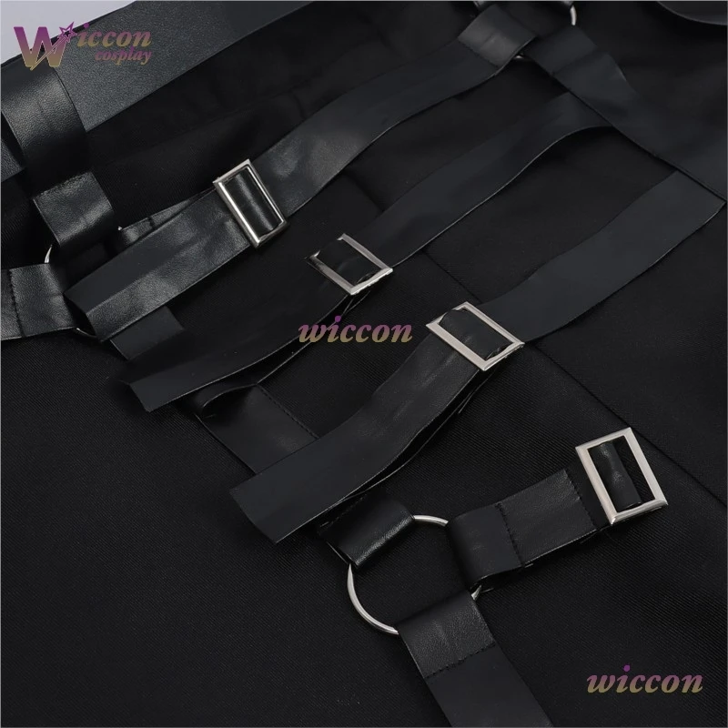 

With Belt Gothic Black Pantskirt Punk Vinatge Men Fashion Hip Hop Pleated Pants Harajuku Casual Long Pants For Women Men