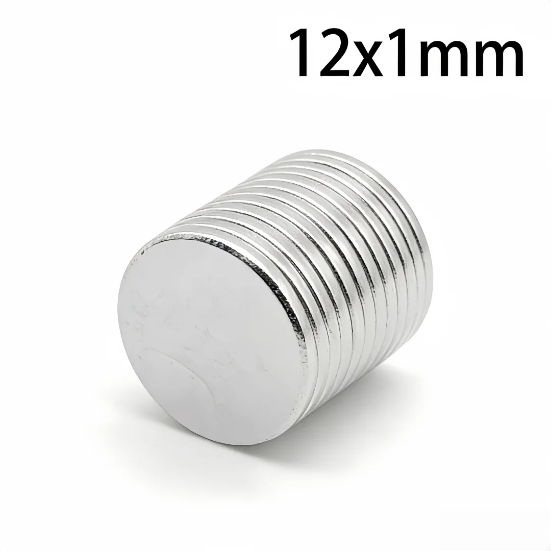 12x1 Strong Powerful Magnets 12x1mm Round Magnets 12mmx1mm For Home Refrigerators, Offices DIY 12*1mm Search Magnet