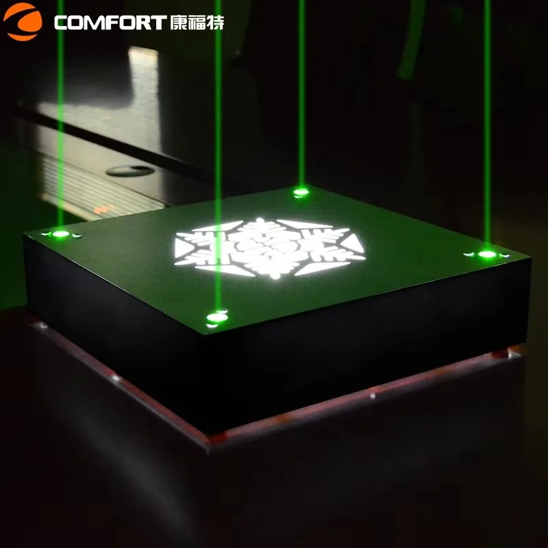 Acrylic LED Light Base Bottle Glorifier Luminous Bottom Stand for Bar Wine Champagne Bottle Atmosphere Decor