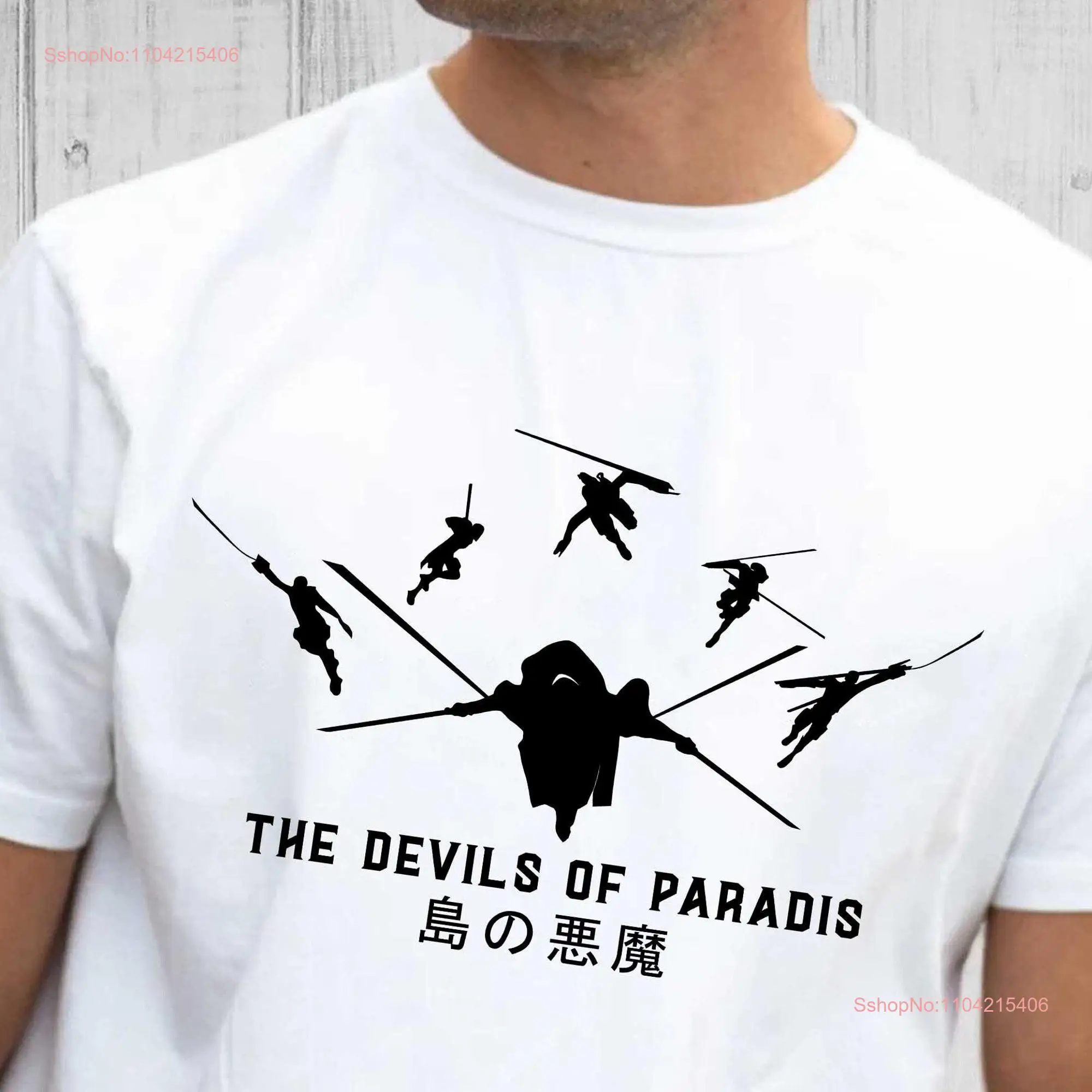 Titan Devils Of Paradis T shirt Levi SweaT Attack Anime Inspired Personalized  long or short sleeves